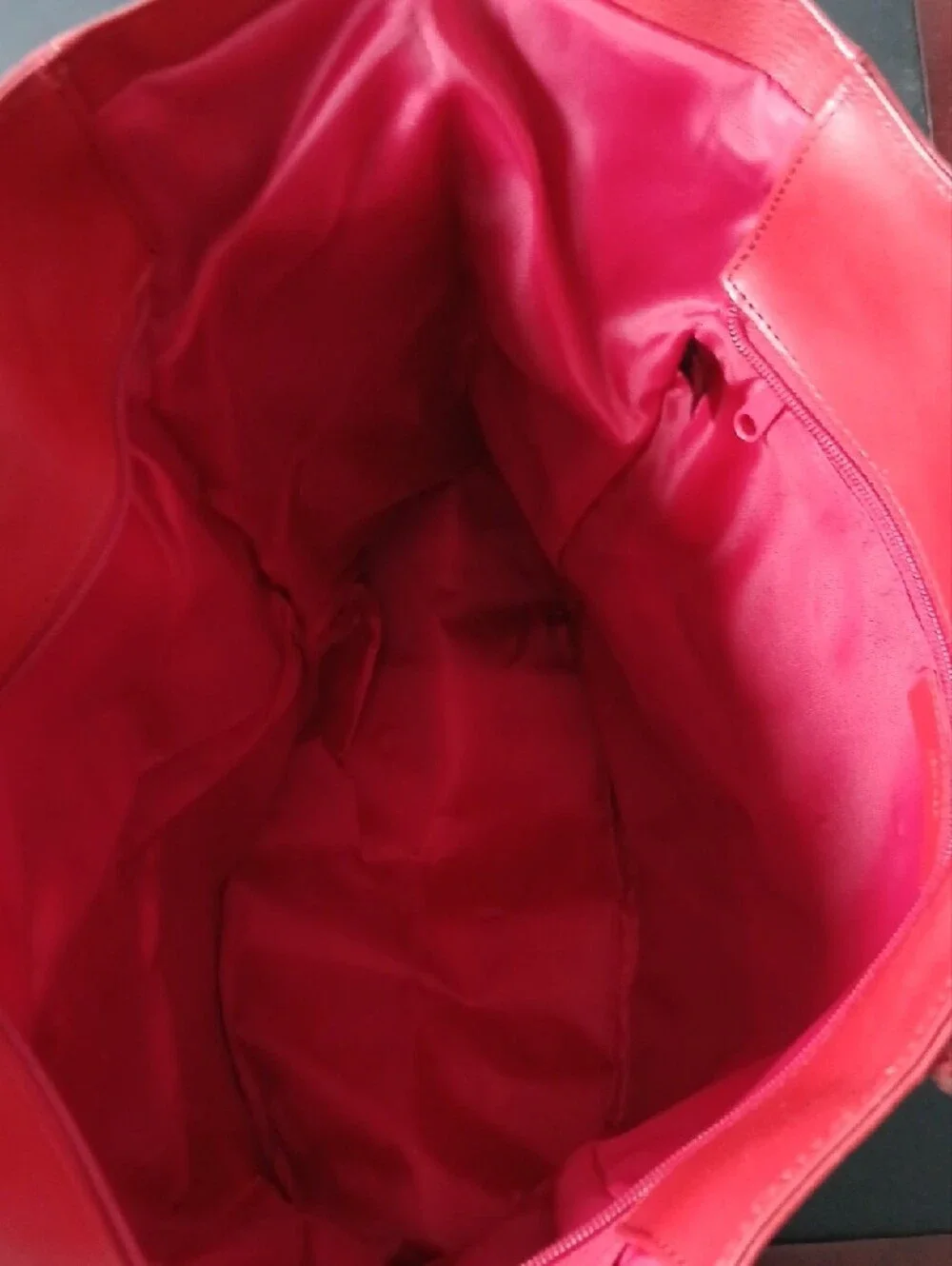 Buxton Red Leather Laptop Tote for Men